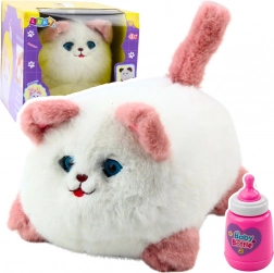 Interactieve pluchen kat met flesje