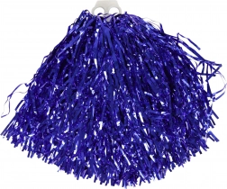Pompon-wapper blauw