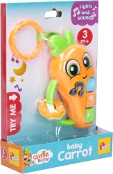 Speelgoed worteltje met effecten 16 cm CAROTINA