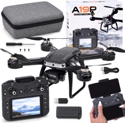 RC-drone A19P met HD-camera, controller met display en obstakelvermijding