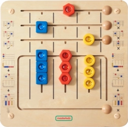 Masterkidz sorteertafel Diamanten – wandgemonteerd Montessori leerspel