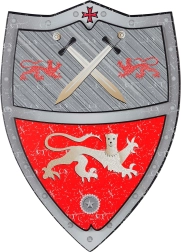 Souza! ridder schild Tristan van EVA-schuim