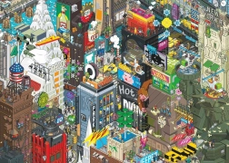 Heye puzzel Pixorama: New Yorkse speurtocht 1000 stukjes