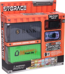 Containerstad - Bouwset met auto’s en accessoires