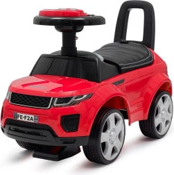 Kinderloopfiets BABY MIX Prime SUV rood met kunstleren zadel