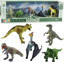 Set realistische dinosaurusfiguren Bos 5 stuks