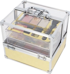 Cosmetische acryl koffer Glam – goud