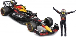 bburago 1:24 formula 1 red bull racing rb19 2023 met coureursfiguur en cadeauverpakking