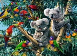 Puzzel Koala’s in de Boom 500 Stukjes