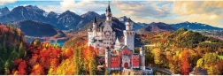 Panoramische puzzel kasteel Neuschwanstein, Duitsland 1000 stukjes