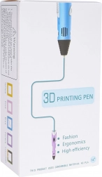 Blauwe 3D-pen voor creëren met PLA