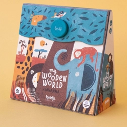 Londji houten puzzel Savanne