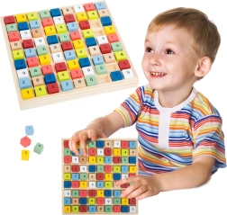 Small Foot houten sudoku met gekleurde blokjes