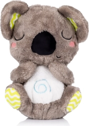 Pluchen ademende muziekknuffel koala beige