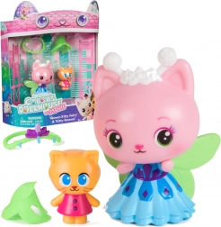 GABBY’S DOLLHOUSE film – figuurset Koningin Kitty Fairy en Kitty Gnome met accessoires