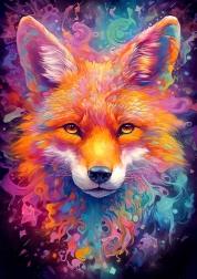 Puzzel Vurige Vos 1000 stukjes