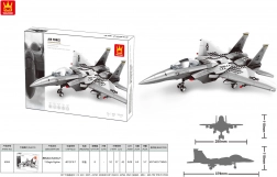 Bouwset straaljager, 223 stukjes