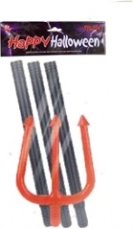 Duivelse hooivork met rode drietand