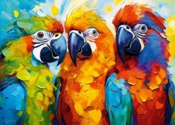 Cherry Pazzi puzzel Tropisch trio 500 stukjes