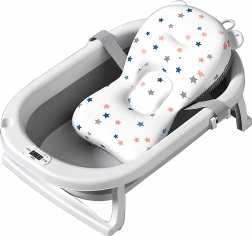Opvouwbaar babybadje met LCD-thermometer en badinleg