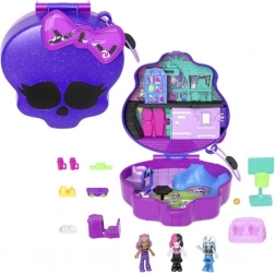 Polly Pocket compact Monster High schedel met skatepark en school