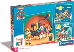 Puzzel Paw Patrol 3x48 stukjes