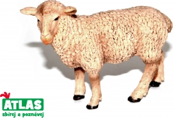 Handbeschilderd schapenfiguurtje 9 cm