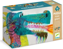 Djeco grote drakenpuzzel, 58 stukjes