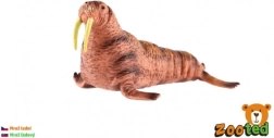 Plastic figuur van een walrus 14 cm