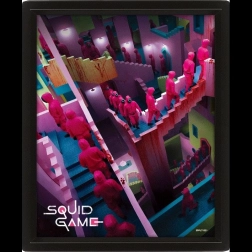 3D schilderij Squid Game