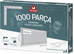 Puzzel­lijst 96x34 cm wit