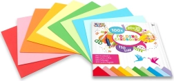 Set gekleurd origamipapier 20 × 20 cm, 50 vellen, 110 g/m²