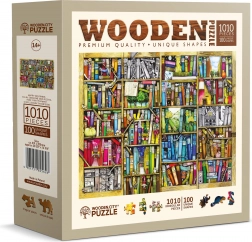 Houten puzzel Boekenkasten Police 1010 stukjes