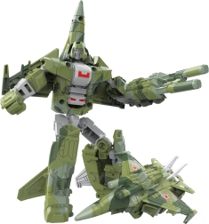 Transformeerbare robot en straaljager