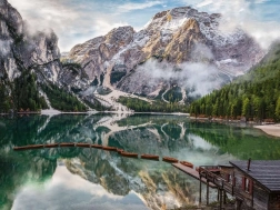 Puzzle RAVENSBURGER Lago di Braies Italië 1500 stukjes