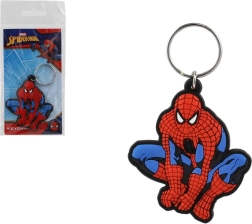 Rubberen sleutelhanger MARVEL SPIDER-MAN, zittende figuur, 6 cm