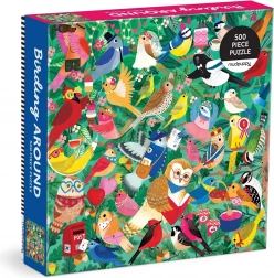 Puzzle Mudpuppy Vogelwereld 500 stukjes