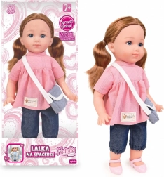 Functionele pop Natalia in tuniek 36 cm