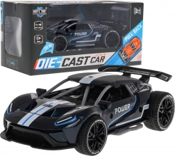 Metalen pull-back autootje 1:32 met rubberen banden en geluiden – Power