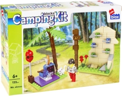 Kampeerbouwset – klimmuur en minifiguur, 122 stukjes