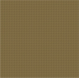 Bouwplaat donkerbruin 25,5 x 25,5 cm