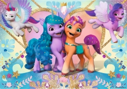 Puzzel 100 stukjes Glitter My Little Pony Sprankelende pony’s