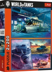 Puzzel World of Tanks: pantsermissie 2×200 stukjes TREFL