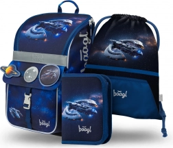 Baagl schoolset Zippy Ruimteschip – boekentas, etui en zak