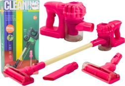 Kinder steelstofzuiger met licht en geluid – roze