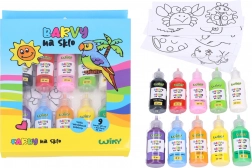 Glasverven set 9+1 inclusief sjablonen