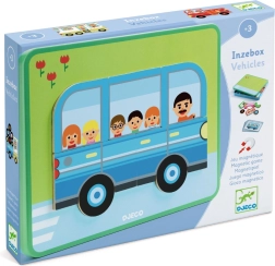 magnetische bouwset voertuigen Inzebox van Djeco