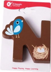Houten Letter N Classic World