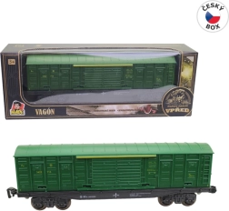 Groene gesloten wagon 25 cm
