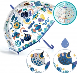 DJECO Kinderparaplu met kleureffect Oceaan